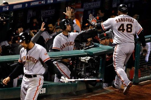 The Giants and Cardinals will meet again on Sunday in San Francisco, for Game Six