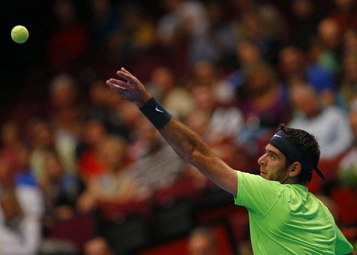 Juan Martin del Potro is chasing a spot in the ATP World Tour Finals in London