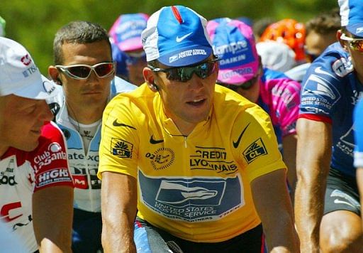 Armstrong proudly flew the US flag in a Euro-centric sport