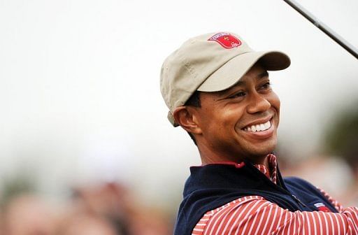 Woods is taking part in the American-dominated, 48-man tournament