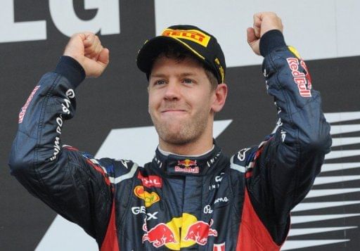 Red-hot Vettel cool on Formula One title treble