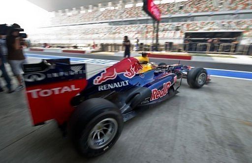 The conditions were near-perfect at The Buddh International circuit as Vettel continued his irresistible form
