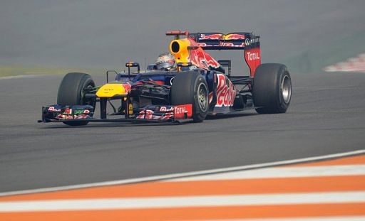 Vettel again fastest in Indian GP practice