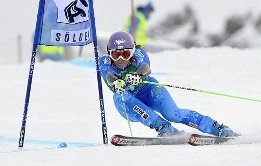 Maze&#039;s victory was her third in Soelden after 2002 and 2005