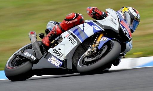 Spain&#039;s Jorge Lorenzo won the MotoGP world championship on Sunday