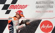 Casey Stoner on Sunday won his sixth consecutive Australian MotoGP