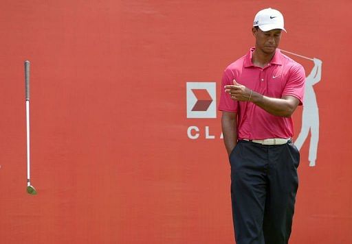 Woods said his trousers were now too big for him after losing weight in the heat at the CIMB Classic