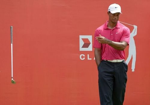 Woods said his trousers were now too big for him after losing weight in the heat at the CIMB Classic