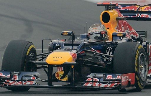 Vettel won the Indian Grand Prix, his fourth successive win of the season