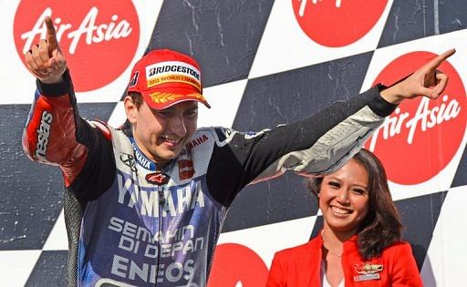 Jorge Lorenzo on Sunday clinched the MotoGP world championship title
