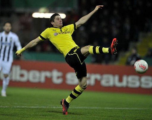 Dortmund&#039;s Robert Lewandowski