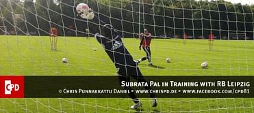 EXCLUSIVE PICTURES: Subrata Pal in training with RB Leipzig