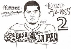 Dani Alves Sketch