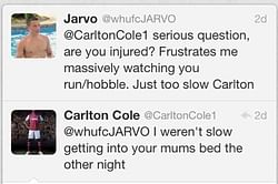 Carton Cole Trolls West Ham Fan