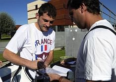 Iker Casillas wearing a France Shirt
