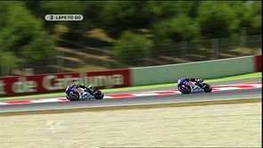 Video: Rossi teaches Lorenzo a lesson!