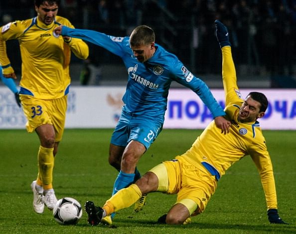 Danny, Denisov fly out for Anderlecht test