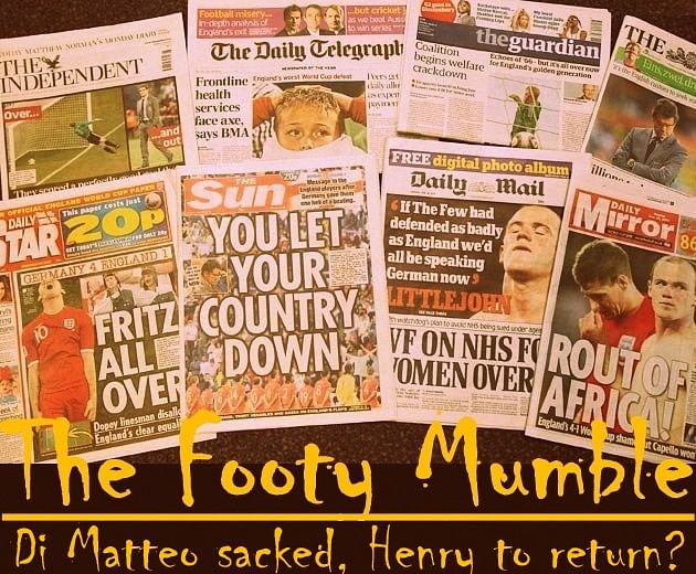 The Footy Mumble: Di Matteo sacked, Henry to return?