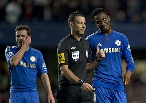 Chelsea make formal complaint over referee 'abuse'