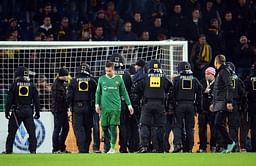 Rioting football fans blight Hannover's cup win