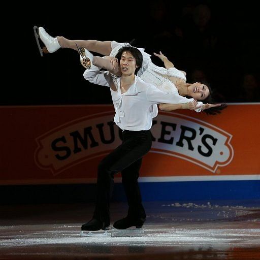 Chinese figure skating duo Pang Qing and Tong Jian