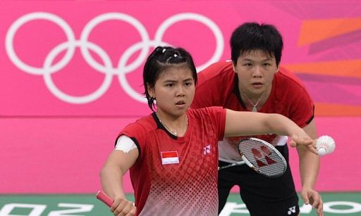 Greysia Polii (left) and Meiliana Jauhari were disqualified from the Olympics in early Augus