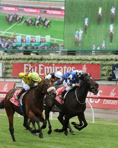 Dunaden beat British galloper Red Cadeaux by a nose to win last year&#039;s Cup