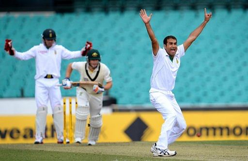 Imran Tahir finished with two for 157 off 40 overs in the drawn tour match against Australia