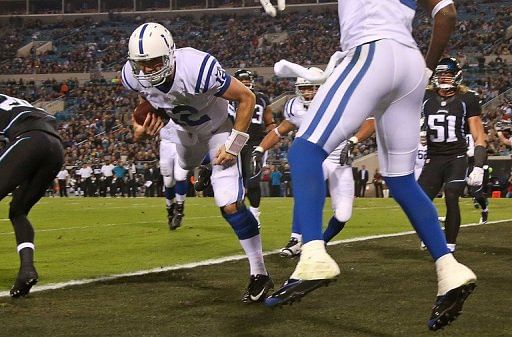 Luck&#039;s streak of 4 straight 300-yard passing games came to an end, but the rookie QB delivered on the ground