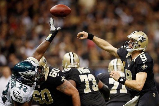 Brees is 10-2 against the Falcons since joining the Saints in 2006