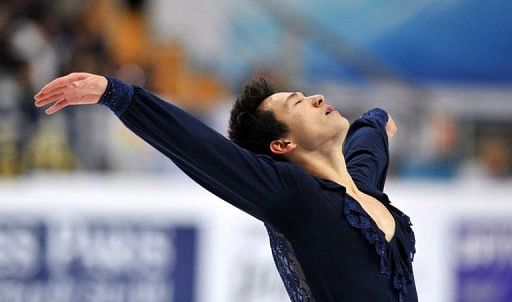 Patrick Chan of Canada performs