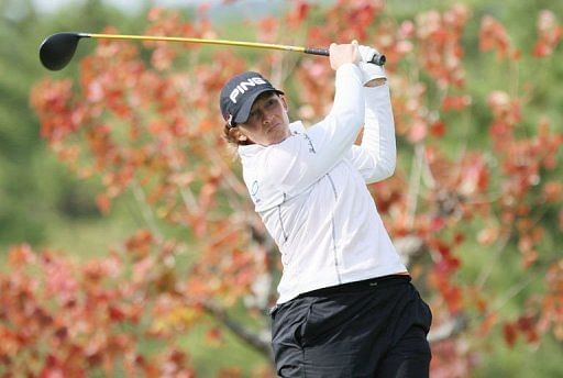 Angela Stanford won her fifth LPGA title in Singapore in February