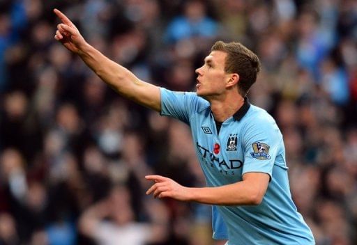 Dzeko late show sends Man City second