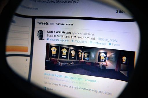 Lance Armstrong tweets picture from his Austin home