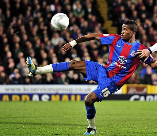 Crystal Palace&#039;s Wilfried Zaha, pictured in January