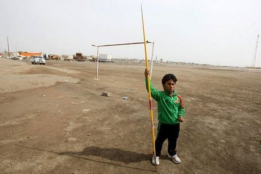 Ahmed Naas, who suffers from dwarfism, set a world record in the F40 category after hurling his javelin 43.27 metres