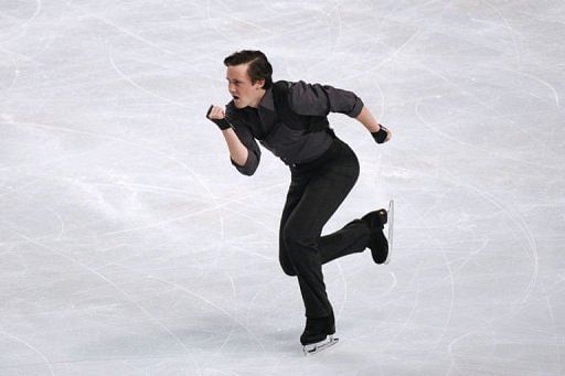 Jeremy Abbott performs his routine during the mens short program