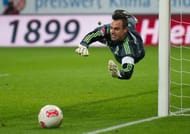 Wolfsburg's goalkeeper Diego Benaglio in action