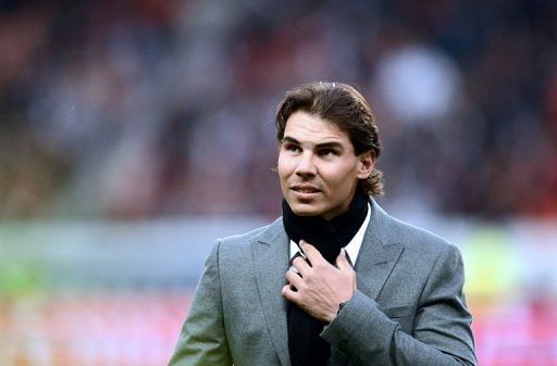 Nadal back in training after layoff