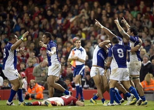 Samoa go into the France game on the back of an upset 26-19 win over Six Nations champions Wales in Cardiff