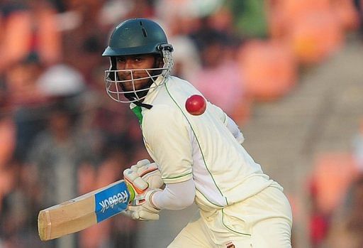 Bangladeshi allrounder Shakib Al Hasan carried the home team from a precarious 82-5 to 262-6 at close of play