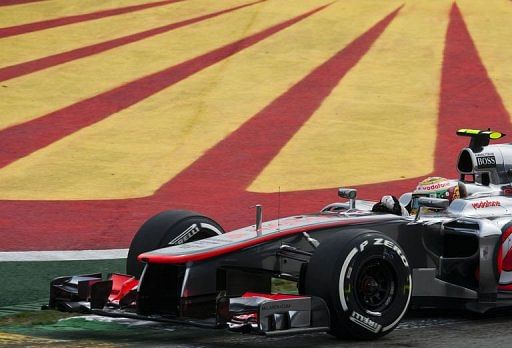 Lewis Hamilton of Mclaren-Mercedes
