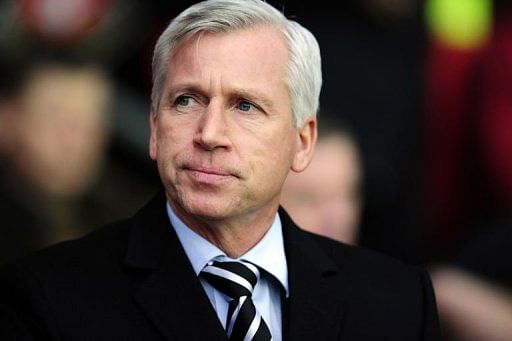 Newcastle United&#039;s English manager Alan Pardew