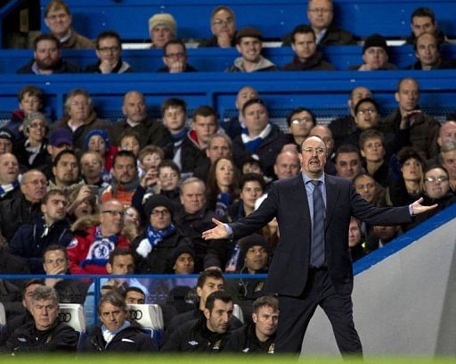 Chelsea&#039;s interim manager Rafael Benitez