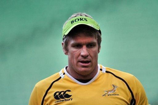 South Africa captain Jean de Villiers