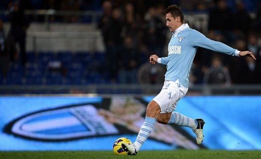 Lazio&#039;s Miroslav Klose