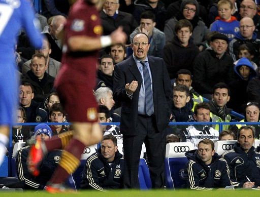 Rafael Benitez was roundly booed during Chelsea&#039;s 0-0 draw with Manchester City in his first game at the helm on Sunday