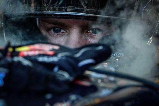 German Formula One driver Sebastian Vettel is pictured before the start of the Brazilian Grand Prix