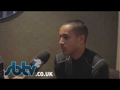 Theo Walcott at Nike's new boot launch