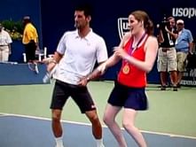 Djokovic singing 'Call Me Maybe'!
